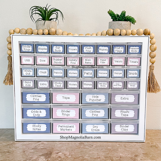 BOHO minimalistic Pastel Classroom Decor- Teacher ToolBox- Digital Download