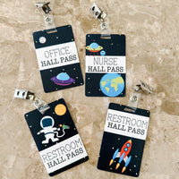 Space Themed Hall Passes