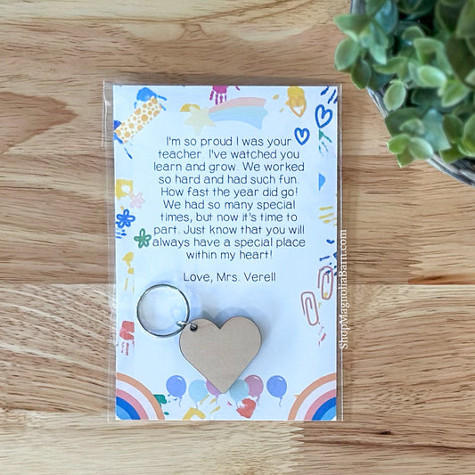 Heart Poem- End Of Year Gift for students