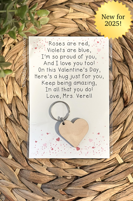 Valentine's Day Heart & Card Classroom Gift Packs