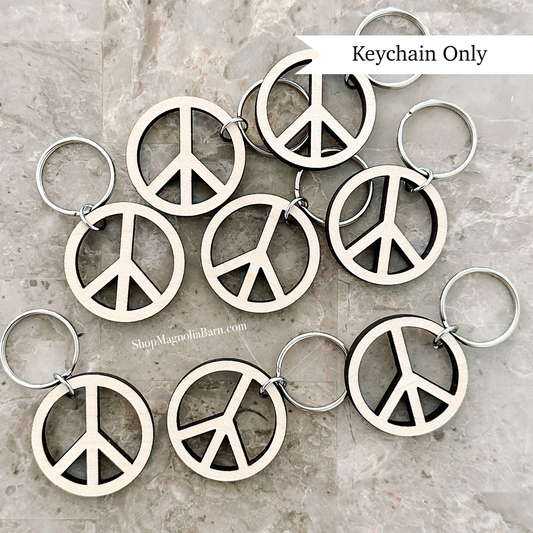 Peace Sign Keychain Only- Classroom Gift Pack