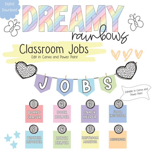 Classroom Jobs- Digital Download