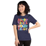 Teacher T shirt- Happy to see your face