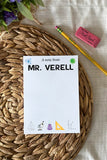 Science Teacher Custom notepad