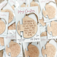 2023 Yearly Height Ornament With Personalized Card