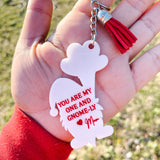 Valentine's Day Gnome Keychains