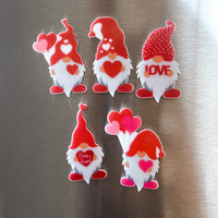 Valentines Day Gnome Magnet Set