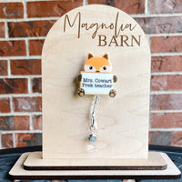 Animals Holding Signs Badge Reels